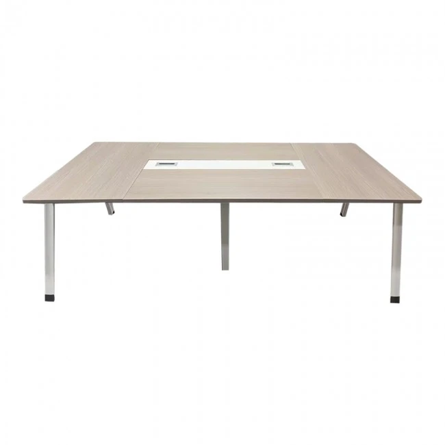 Conference table Armadi pakoworld in gray-white shade 240x120x75cm