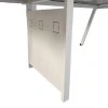 Conference table Armadi pakoworld in gray-white shade 240x120x75cm