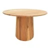 Tully table pakoworld solid acacia wood in natural shade D120x75cm
