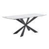Viano table pakoworld sintered stone light gray-black 180x85x76cm