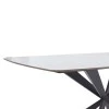 Viano table pakoworld sintered stone light gray-black 180x85x76cm