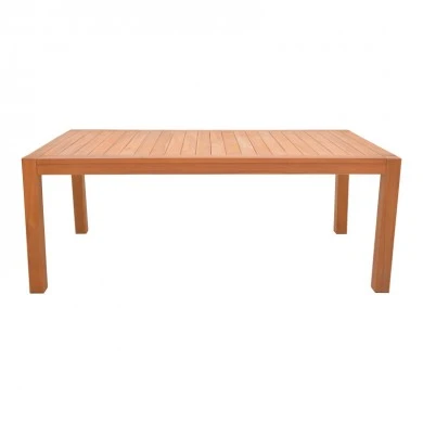 Vocaly pakoworld teak wood table in natural shade 200x100x75cm