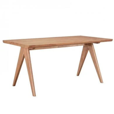 Winslow pakoworld rubberwood table in light walnut color 180x85x75cm