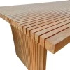 Table Zibra pakoworld teak wood in natural shade 220x100x75cm