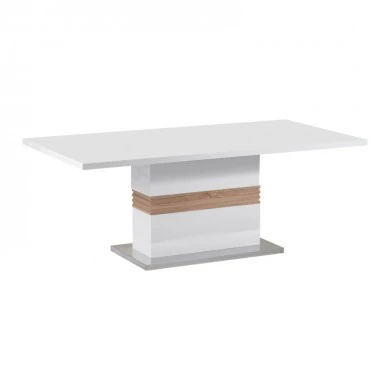 Zoekrin Inart table white mdf 200x100x76cm