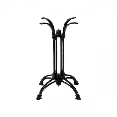 Astu pakoworld metal table base in black shade 42x42x72cm