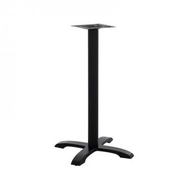 Table base bar medium height Poise pakoworld cast iron four leged black 62x62x94cm