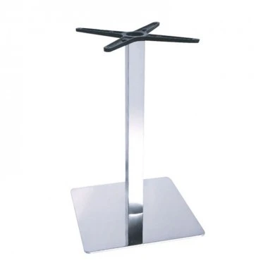 Galax pakoworld aluminum table base in silver shade 45x45x72cm