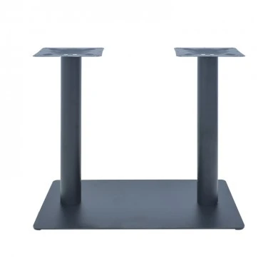 Givosa pakoworld metal table base in black shade 70x40x72cm