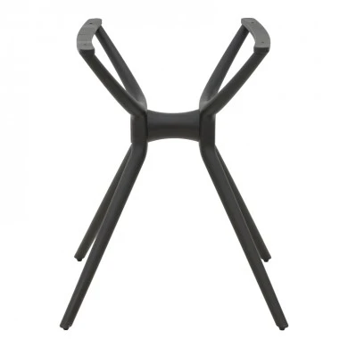 Table bash Herno pakoworld black pp 60x61x73cm