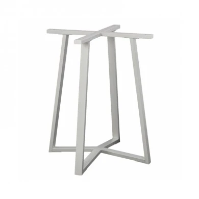 Table base lavish pakoworld metal white 70x70x73cm