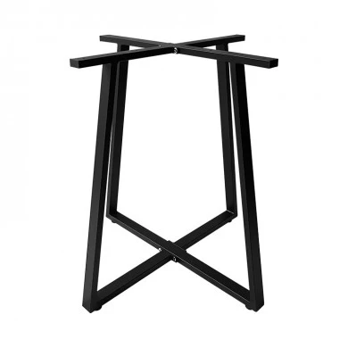 Table base lavish pakoworld metal black 70x70x73cm