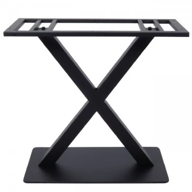 Wolver pakoworld metal table base in black shade 80x40x72cm