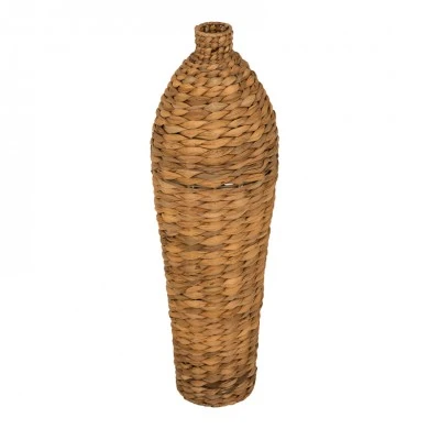 Vase Velout pakoworld hyacinth in natural color D18x57cm