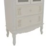 Showcase Pazlen Inart antique white color mdf 74.5x39x190cm