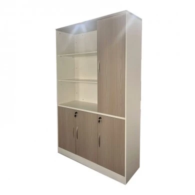 Office bookcase Armadi pakoworld in sonoma-white color 120x40x200cm