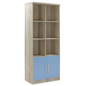 Children&#039;s bookcase Looney pakoworld castillo-blue 80.5x36.5x183.5