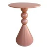 Side table Bilane pakoworld metal in terracotta  shade D39x60cm