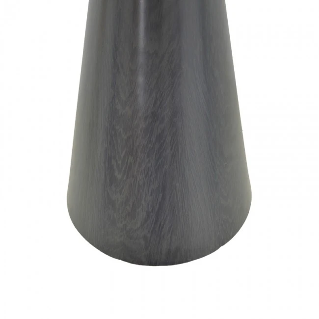 Βοηθητικό τραπέζι Donda pakoworld mdf-μέταλλο μαύρο Φ45x46εκ