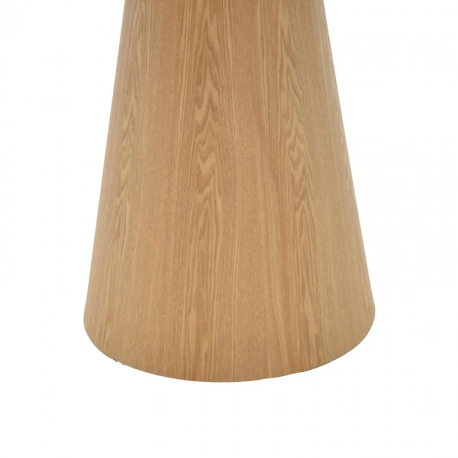 Βοηθητικό τραπέζι Donda pakoworld mdf-μέταλλο sonoma Φ45x46εκ