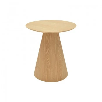 Donda pakoworld side table mdf-metal sonoma D45x46cm