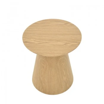 Coffee table Kayano pakoworld natural color mdf D45x50cm