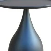 Samino pakoworld metal side table in black shade D39x42cm