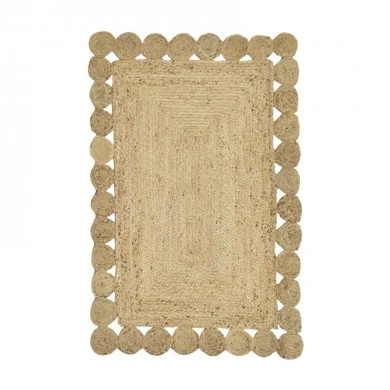 Doze Inart carpet beige 100% jute 120x80x1cm