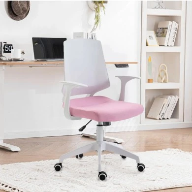 ΒΣ1150-W ΛΕΥΚΟ/ΡΟΖ ΥΦΑΣΜΑ ΠΟΛΥΘΡΟΝΑ ΓΡΑΦΕΙΟΥ - 01.0038