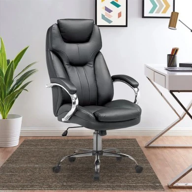 ΒΣ3200 ΜΑΥΡΟ PU ΠΟΛΥΘΡΟΝΑ ΓΡΑΦΕΙΟΥ - 01.0054