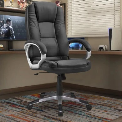 ΒΣ5600 ΜΑΥΡO PU ΠΟΛΥΘΡΟΝΑ ΓΡΑΦΕΙΟΥ - 01.0121