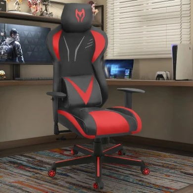 ΒΣ6100-R ΜΑΥΡΟ/ΚΟΚΚΙΝΟ ΠΟΛΥΘΡΟΝΑ GAMING - 01.0146