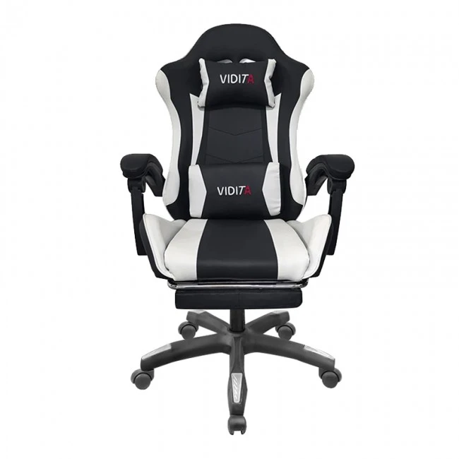 A6060 ΜΑΥΡΟ/ΛΕΥΚΟ ΠΟΛΥΘΡΟΝΑ GAMING/ΜΕ ΥΠΟΠΟΔΙΟ