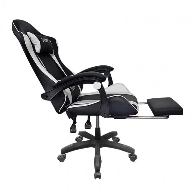 A6060 ΜΑΥΡΟ/ΛΕΥΚΟ ΠΟΛΥΘΡΟΝΑ GAMING/ΜΕ ΥΠΟΠΟΔΙΟ