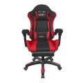 A6060 ΜΑΥΡΟ/ΚΟΚΚΙΝΟ ΠΟΛΥΘΡΟΝΑ GAMING/ΜΕ ΥΠΟΠΟΔΙΟ