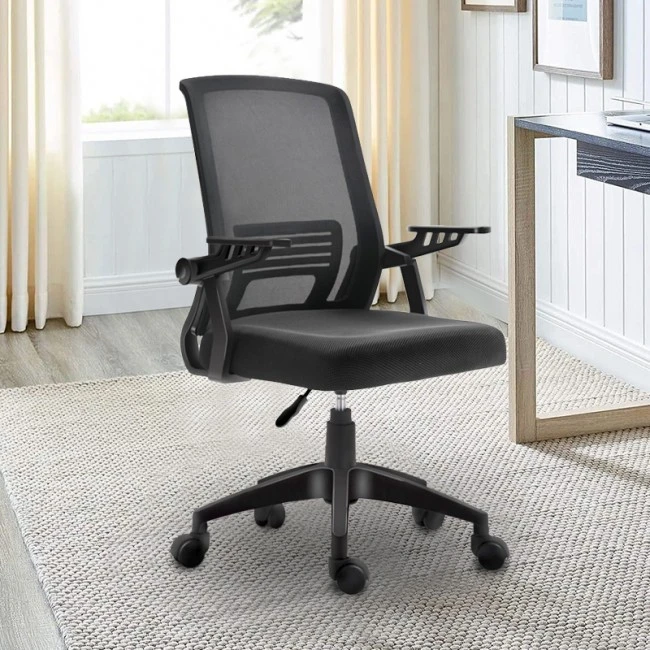 A1180Β ΜΑΥΡΟ/ΜΑΥΡΟ MESH ΠΟΛ/ΝΑ ΓΡΑΦΕΙΟΥ