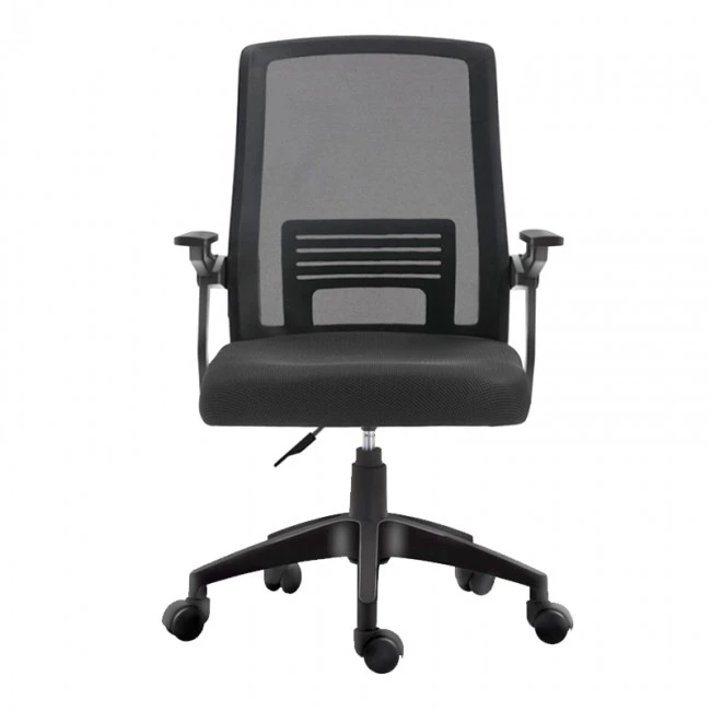 A1180Β ΜΑΥΡΟ/ΜΑΥΡΟ MESH ΠΟΛ/ΝΑ ΓΡΑΦΕΙΟΥ