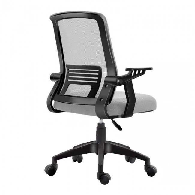 A1180B ΜΑΥΡΟ/ΓΚΡΙ MESH ΠΟΛ/ΝΑ ΓΡΑΦΕΙΟΥ