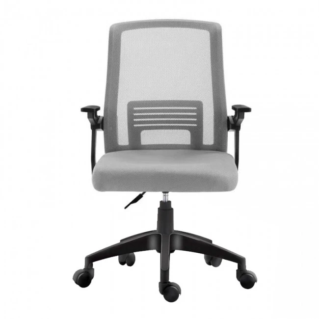 A1180B ΜΑΥΡΟ/ΓΚΡΙ MESH ΠΟΛ/ΝΑ ΓΡΑΦΕΙΟΥ