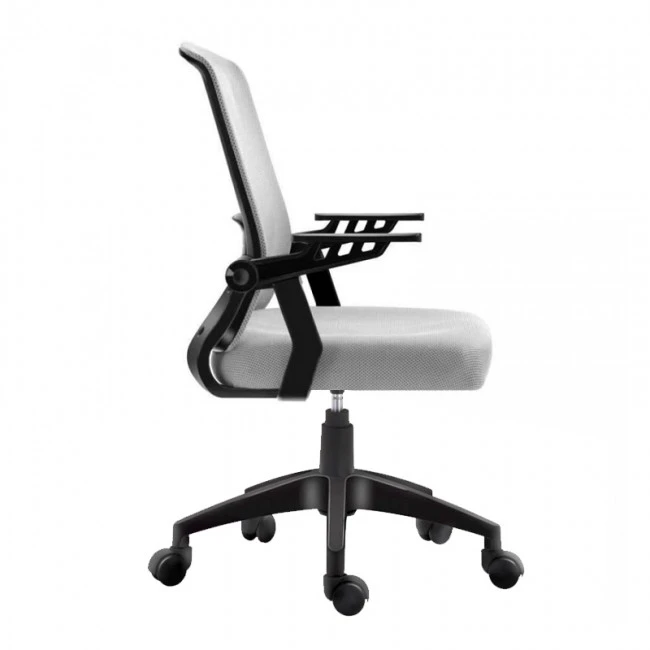 A1180B ΜΑΥΡΟ/ΓΚΡΙ MESH ΠΟΛ/ΝΑ ΓΡΑΦΕΙΟΥ