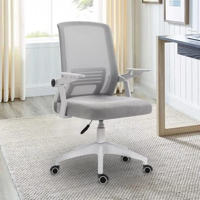 A1180W ΛΕΥΚΟ/ΓΚΡΙ MESH ΠΟΛ/ΝΑ ΓΡΑΦΕΙΟΥ