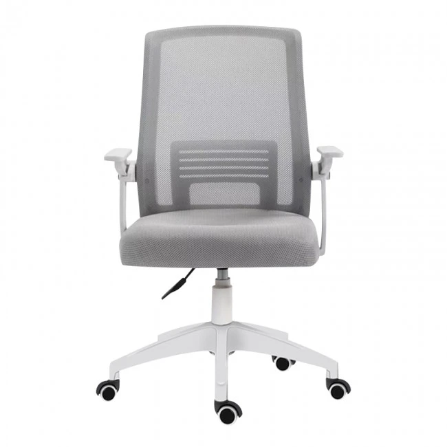 A1180W ΛΕΥΚΟ/ΓΚΡΙ MESH ΠΟΛ/ΝΑ ΓΡΑΦΕΙΟΥ