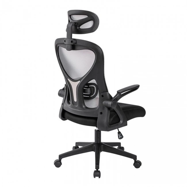 A8980 ΜΑΥΡO/ΓΚΡΙ MESH ΠΟΛΥΘΡΟΝΑ ΓΡΑΦΕΙΟΥ