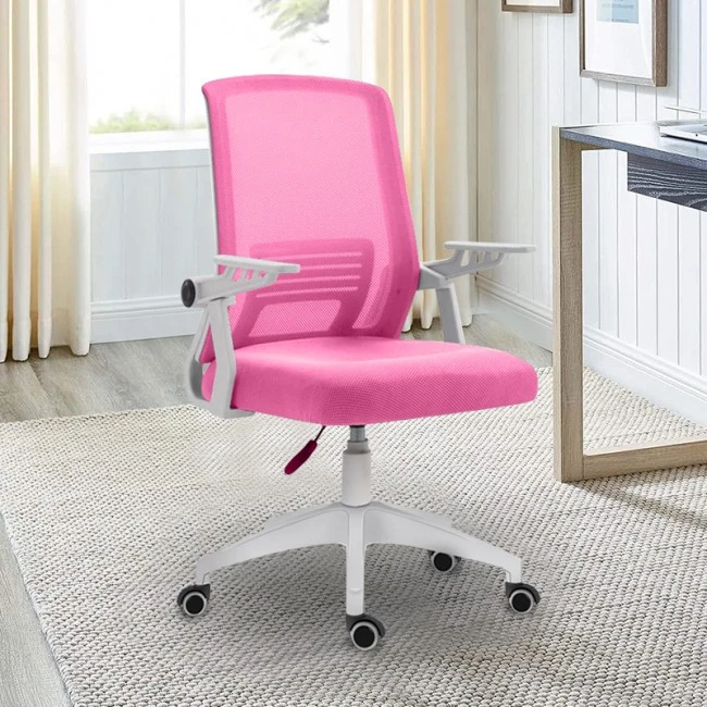 A1180W ΛΕΥΚΟ/ΡΟΖ MESH ΠΟΛ/ΝΑ ΓΡΑΦΕΙΟΥ