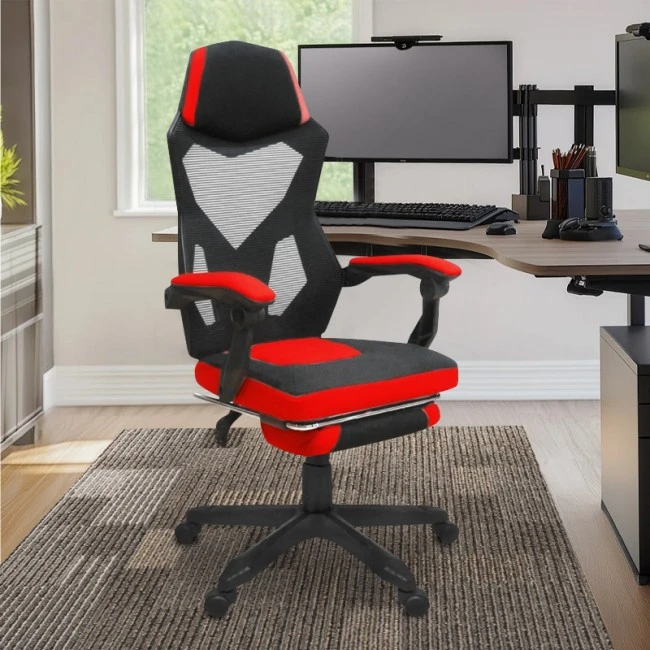 ΒΣ6220 ΚΟΚΚΙΝΟ/ΜΑΥΡΟ MESH ΠΟΛΥΘΡ./ΜΕ ΥΠΟΠΟΔΙΟ - 01.0406