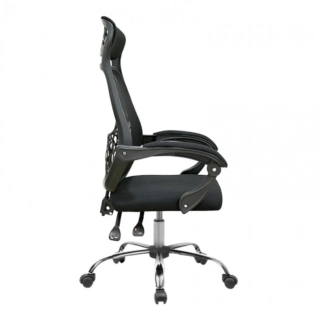 A9890 ΜΑΥΡO MESH ΠΟΛΥΘΡΟΝΑ ΓΡΑΦΕΙΟΥ