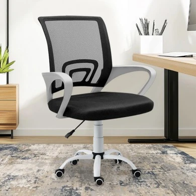 A1850 SW ΛΕΥΚΟ/ΜΑΥΡΟ MESH ΠΟΛΥΘΡΟΝΑ ΓΡΑΦΕΙΟΥ