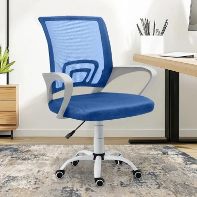 A1850 SW ΛΕΥΚΟ/ΜΠΛΕ MESH ΠΟΛΥΘΡΟΝΑ ΓΡΑΦΕΙΟΥ