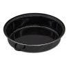 Γάστρα οβάλ εμαγιέ χρώμα μαύρο 38εκ.