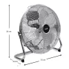 Ανεμιστήρας δαπέδου 18'' 46εκ. 90W μεταλλικός χρώμα ασημί 55x24x56εκ.